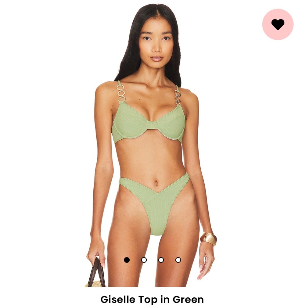 Camila Coelho Sage Bikini with Ring Accents